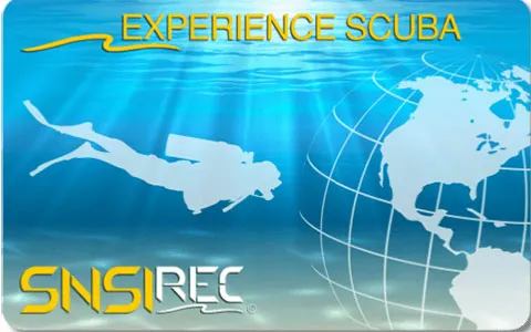 Experience Scuba card