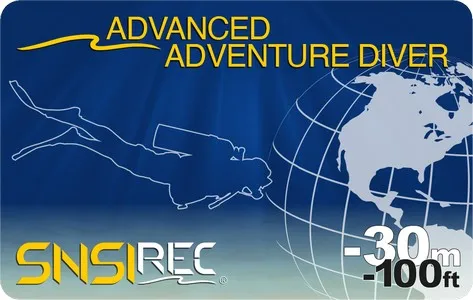Advanced Adventure Diver card