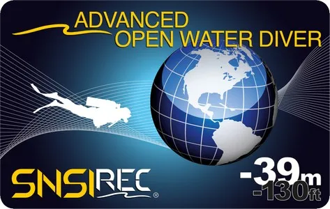 Advanced Open Water Diver card