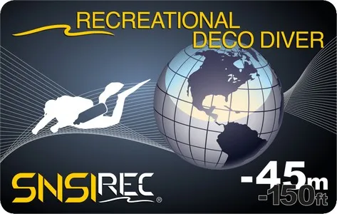 Recreational Deco Diver card