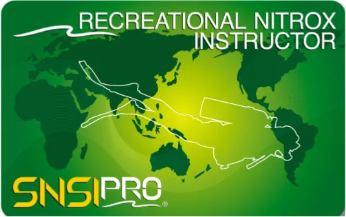 Recreational Nitrox Instructor card
