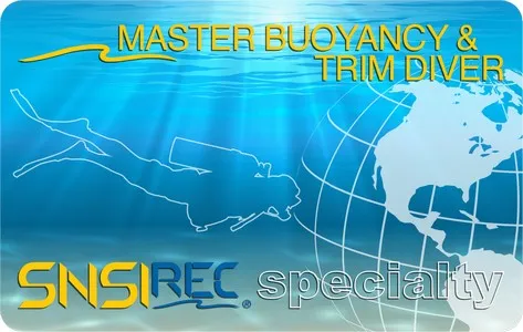 MASTER BUOYANCY &amp; TRIM DIVER card